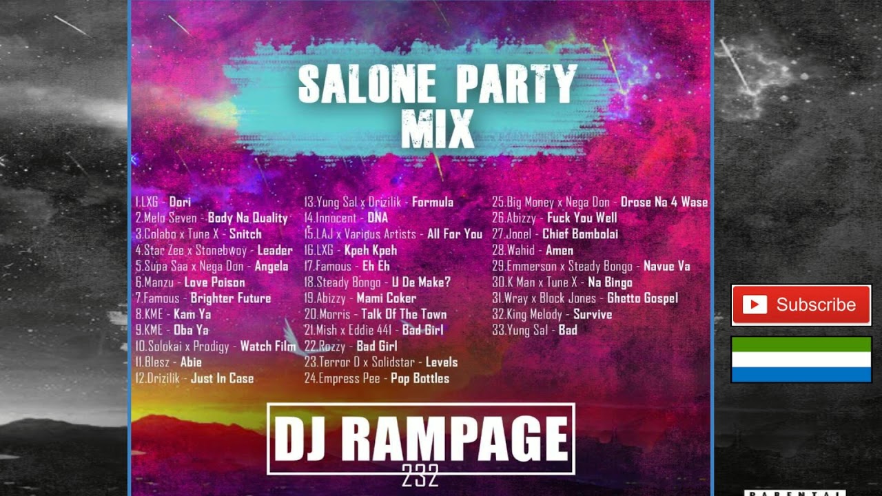 Dj Rampage - Salone Party Mix Vol 1 | Official MIX 2018