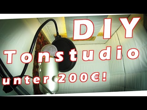 DIY Tonstudio Gesangskabine unter 200€ für Rap, Gesang, Kommentare