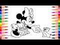 Minnie Mouse Easter Coloring Pages