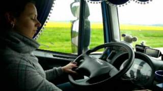 Driver Petra in Eurocargo...