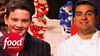 Buddy Builds Life-Sized Hockey Cake For Joint Bar Mitzvah | Cake Boss