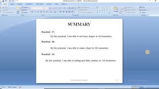 Applied Multimedia Techniques  (Practical No 27,28&29)