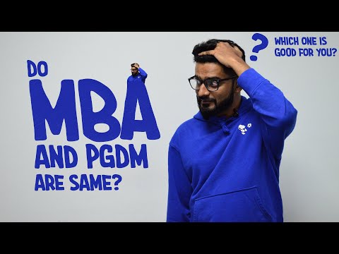 Video: Perbezaan Antara PGDM Dan MBA