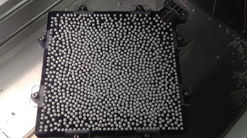 2D Wigner crystal from charged Teflon beads