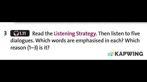 Solutions Upper-Intermediate 3rd edition - Unit 2C - ex. 3 (1.11)