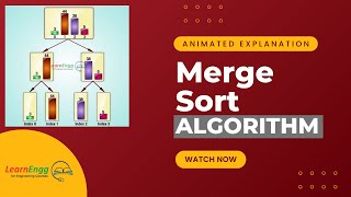 Merge Sort Algorithm - Easy Animated Explanation #Learnengg