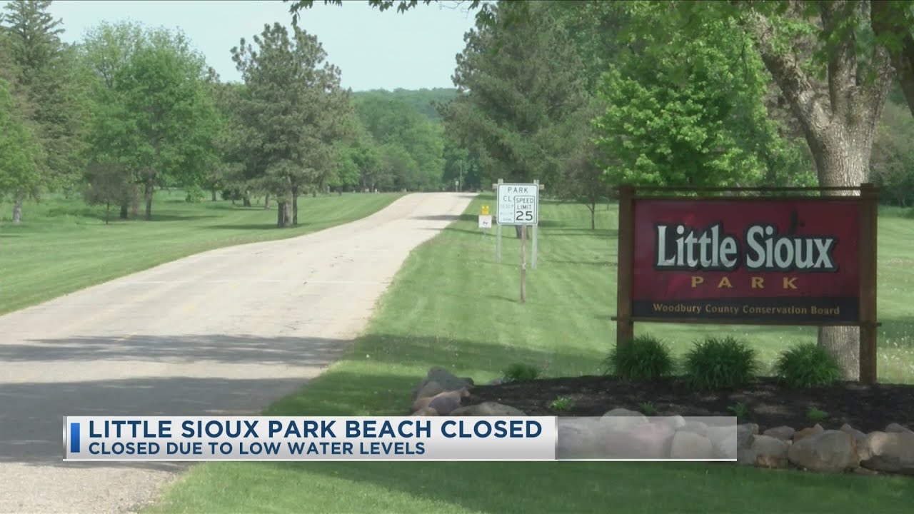 Little Sioux Park Beach Closed YouTube