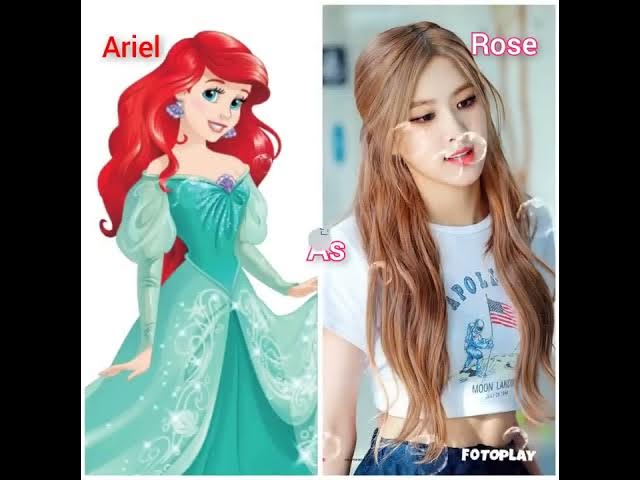 Blackpink As Disney Princess 🥰🥰