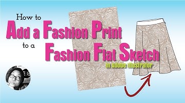 Add a Fashion Print to Your Illustrator Fashion Flats in 3 Simple Steps!