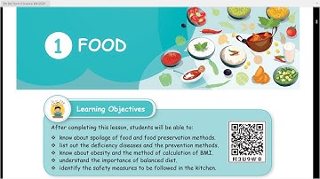 FOOD  - PART 1 - UNIT  1  -  TERM 2 - SCIENCE  - 5TH STANDARD  -  ENGLISH MEDIUM