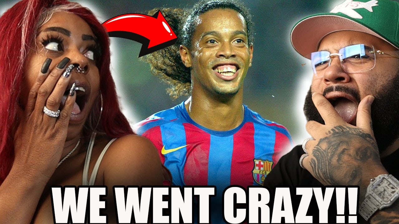 Роналдиньо. Величайшее футбольное развлечение - !!! РЕАКЦИЯ АМЕРИКАНСКОЙ ПАРЫ
