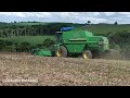 John Deere 1550 nós arremates do feijão.