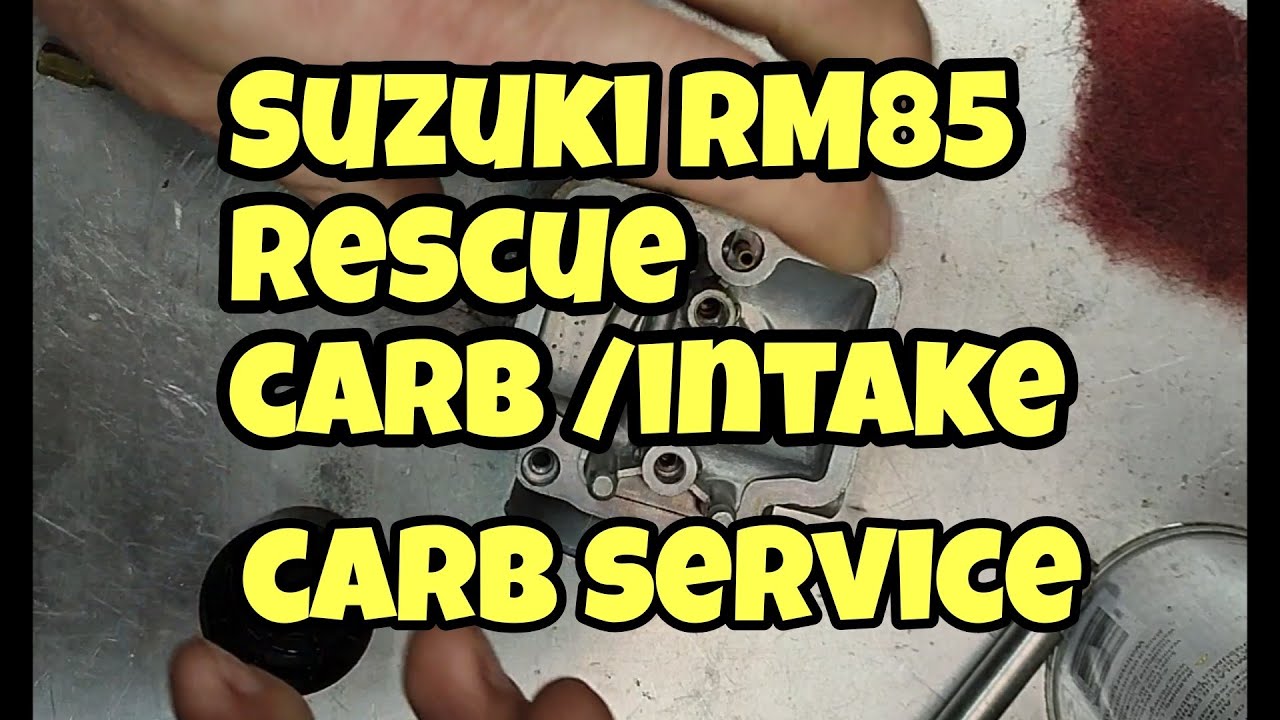 Rm85 Reeds Suzuki RM85 rescue, carb service, reed check. - YouTube
