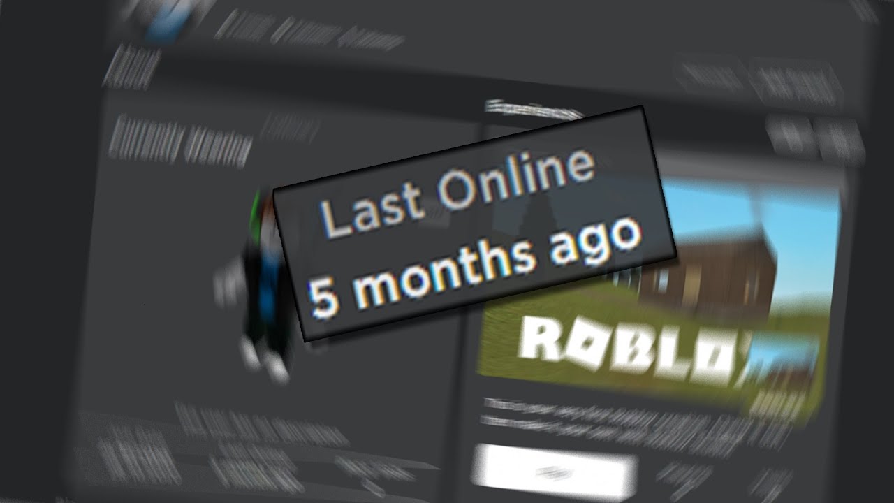 Last online....(Roblox meme series) - YouTube