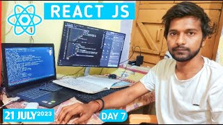 🔴 Study with me | Mandip Kumar Learning React JS 2023 Programming Computer Science - MandipisLive