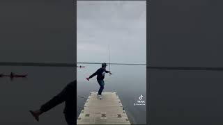 New wave fishing artistry! 😂#shorts