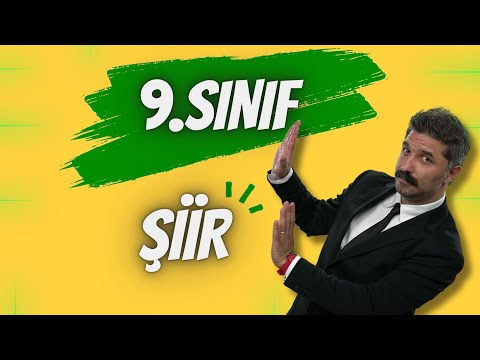 9.SINIF / ŞİİR / Sınava Bomba Hazırlık / RÜŞTÜ HOCA