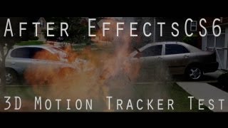 After Effects CS6 3D Tracker Test
