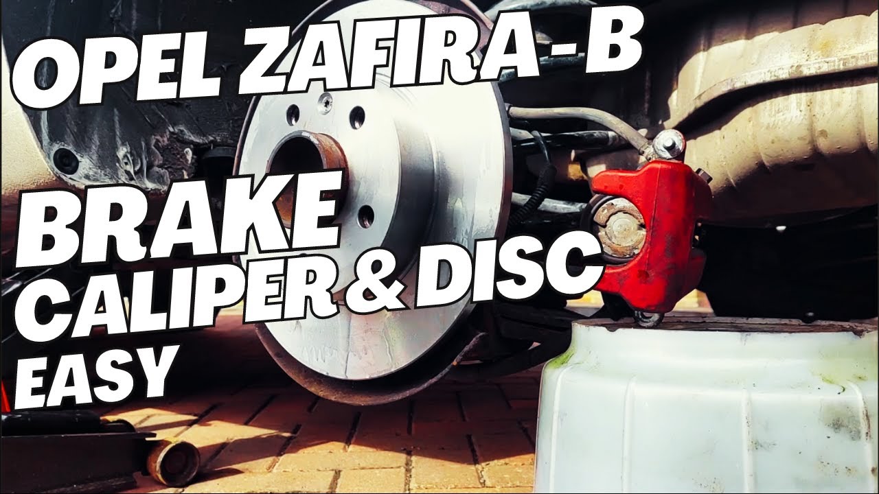 REAR BRAKE CALIPER & PAD CHANGE EASY Vauxhall (Zafira B, Astra