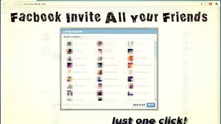[How To] Select All Friends On Facebook Invite Page No Javascript screenshot 4