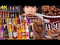 ASMR ALCOHOL CHOCOLATE M&M'S ICE CREAM MUKBANG 안톤버그 술 초콜릿 아이스크림 먹방 MALTESERS EATING SOUNDS