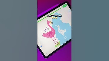 What was that?🥲 App: Drawly #drawly #ipadgames #drawingprocess #artchallenge #flamingo