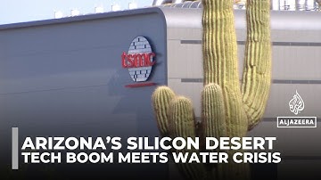 Arizona’s booming tech hub strains water supplies in the Silicon Desert