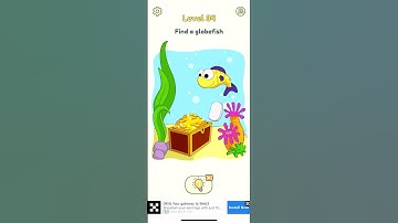 dop2 level34 delete one part to find thehlobe fish? #kids #dop2 #shortfeed