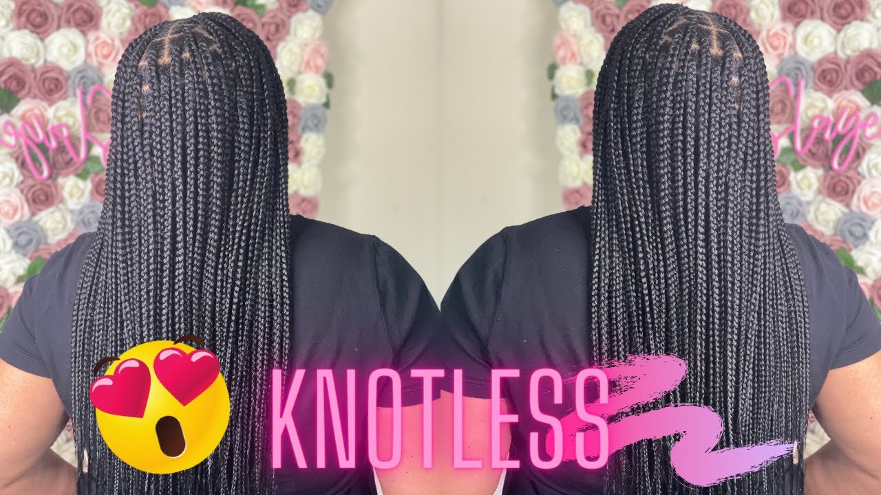 How To Knotless Braids Tutorial ! Detailed and Neat ! - YouTube
