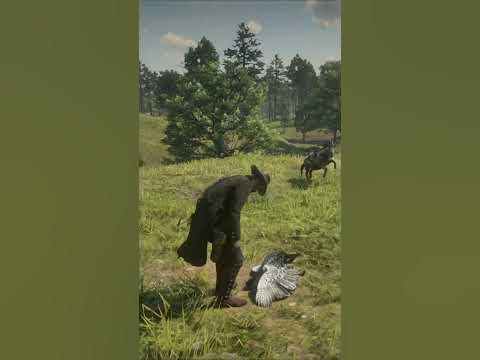Hunting Villager's Turkey and Cook RDR2 #shorts - YouTube