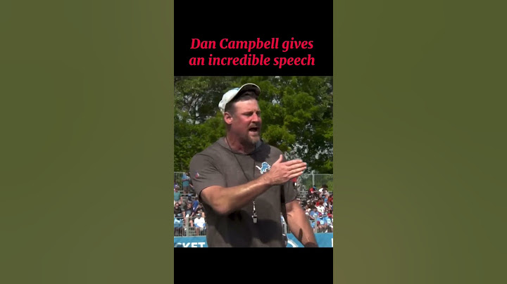 Dan Campbells incredible Hard Knocks speech