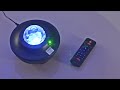 LBELL スタープロジェクターライト ベッドサイドランプ 投影ランプ プラネタリウム Bluetooth/USBメモリに対応 10種点灯モード タイマー機能付き 音声制御 輝度/音量調整可