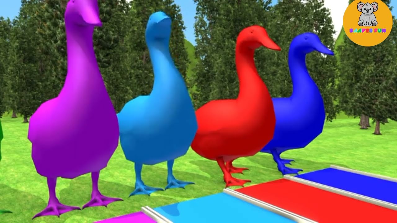 Paint Animals Gorilla Cow Tiger Lion Elephant Fountain Crossing Animal Game