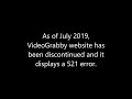 R.I.P VideoGrabby R.I.P VideoGrabby