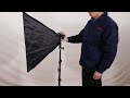 طريقة تركيب اضاءة التصوير سوفت بوكس حامل 4 لمبات How To Install Softbox 4sockets