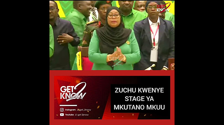 ZUCHU ALIVYO MCHEZESHA RAISI SAMIA KWENYE MKUTANO MKUU WA CHAMA DODOMA
