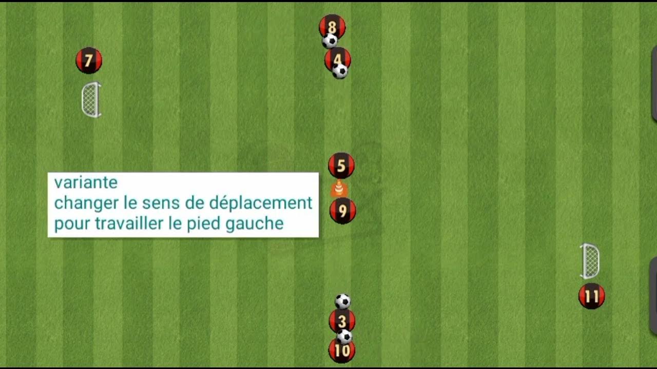 EXERCICE TECHNIQUE DE PASSE U9 - U12 - YouTube