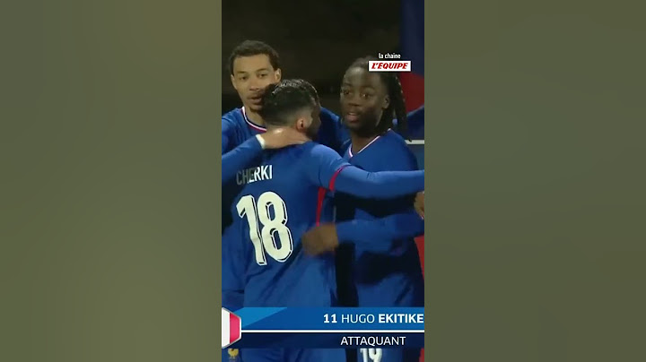 Le TRIPLÉ d'Hugo EKITIKE avec les Bleuets contre les Anglais #bleuet #equipedefrance #foot #triple