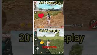 #freefire 2017 vs 2018 #pubg kismen Hai Kitna Hai Dam 😭😭#freefiregaming