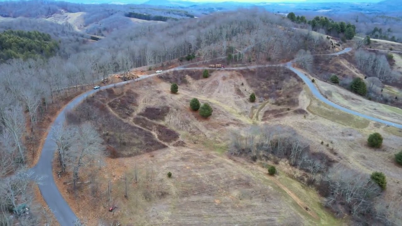 NC Mountains Await - Aerial Tour of 1.178 Acre Property in Ashe County, NC