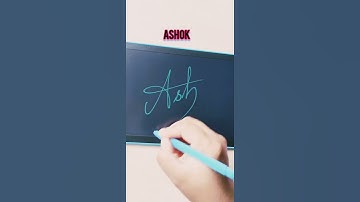 Ashok Name Signature 😍 Comment your name for signature 😊