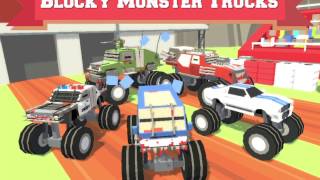 Blocky Monster Trucks screenshot 1