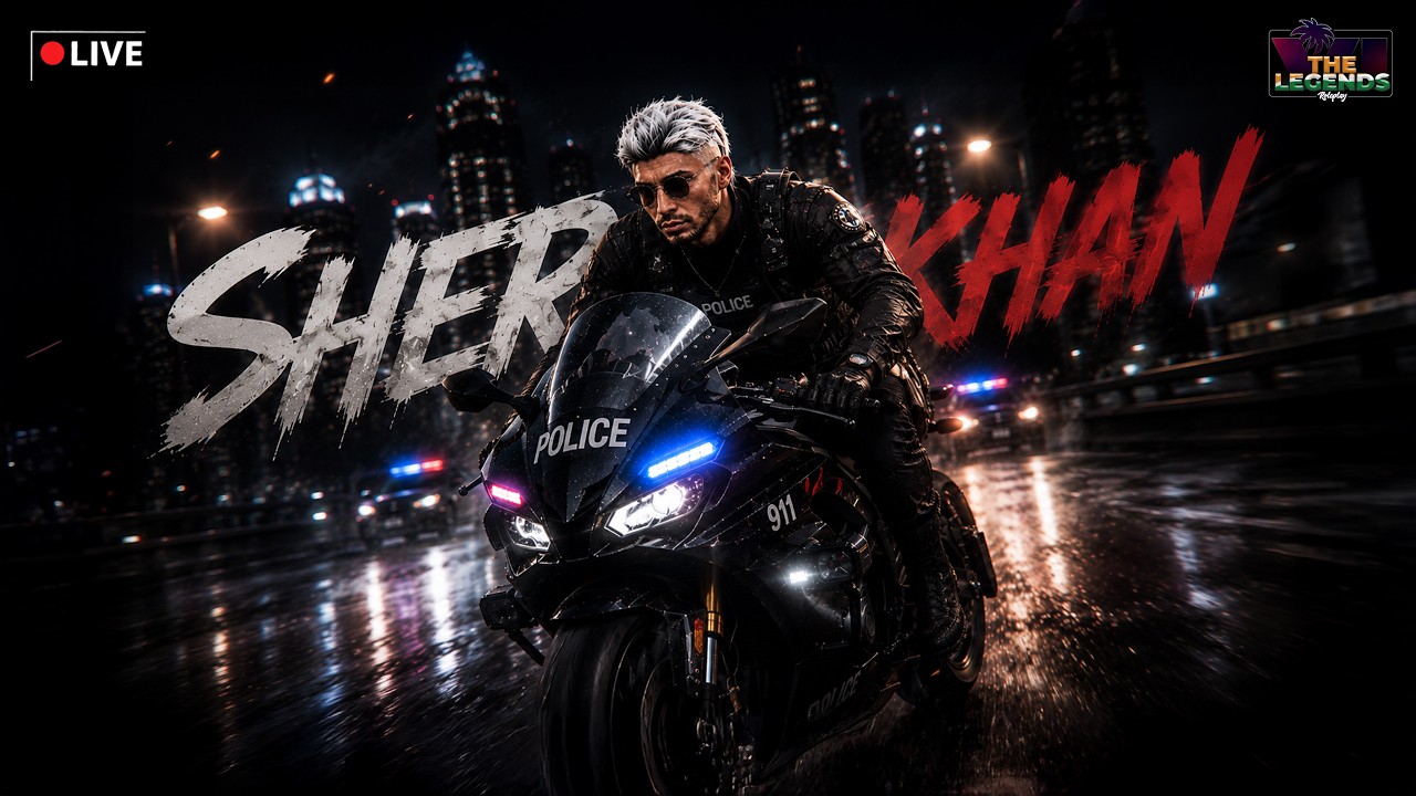 BACK TO TLRP........| SHER KHAN | TLRP | COP RP DAY 109 #gta5 #tlrp # ...