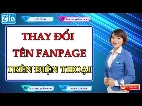 Thay đổi tên của Fanpage trên điện thoại