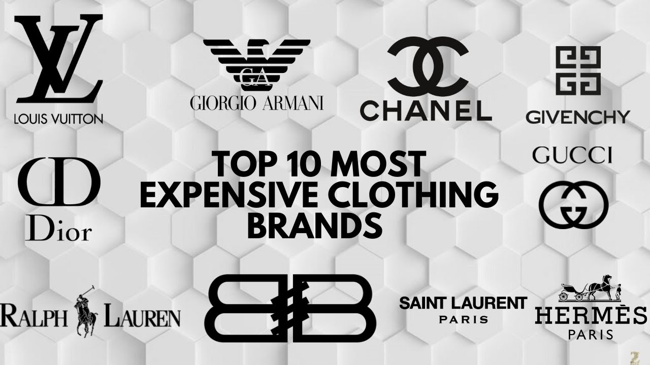 Top Most Popular Clothing Brands Gucci, Chanel, Louis Vuitton