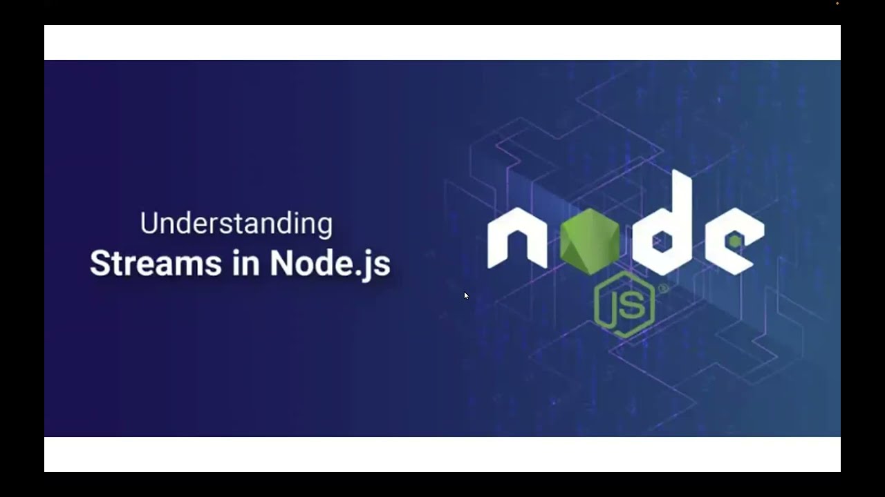 node.js- streams - why use streams