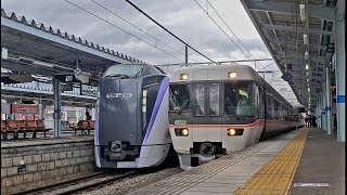 (3分遅れ)松本駅14:57発『383系A205編成 特急しなの16号 名古屋行き+383系A1編成 特急しなの16号 名古屋行き』