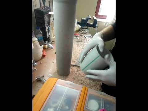 PVC boru çatlağının tamiri
