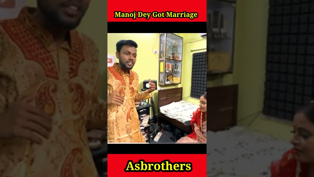 Manoj day got Marriage but his Family Angry 😡 | Finally Manoj dey ki sadi ho gayi 🥰 