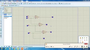 binary to gray Convertion in Proteus